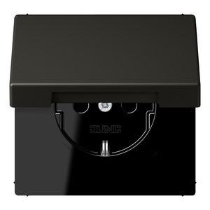Wandcontactdoos R/A klapdeksel slagvast S+ LC4320R