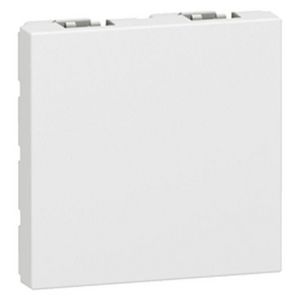 Blindplaat 2 modulen wit Mosaic