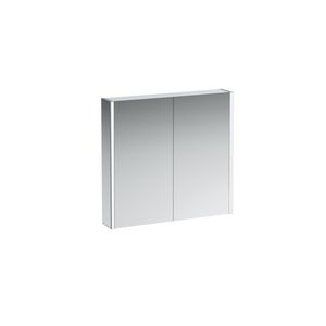 Toiletkast 800x150mm led 2x2-zijdige spiegeldeur