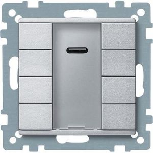 Impulsdrukker 4-voudig plus IR-ontvanger Aluminium Systeem