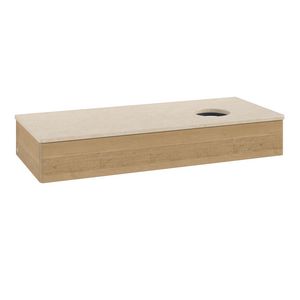Wastafelonderkast Antao 1200x190x500mm Honey Oak K12013HN