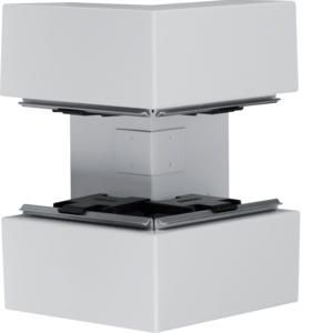 Buitenhoek staal voor goot BRS 65x210mm lichtgrijs