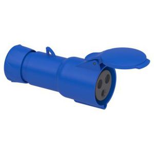 Koppelcontactstop FAST 2P+A 32A 200-250V AC 9h IP4 PratiKa