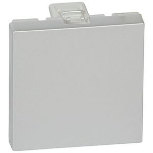 Blindplaat 2 modulen AluminiumMosaic VVE=10