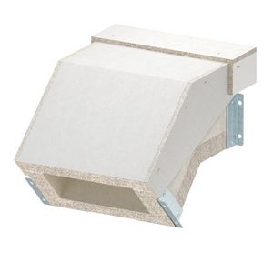 Valbocht voor BSKH09-K1021 105x210 glasvezel grijs