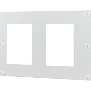 XE-XP Frontplaat 2xIZMX16 uitrijdbaar HxB=500x800mm
