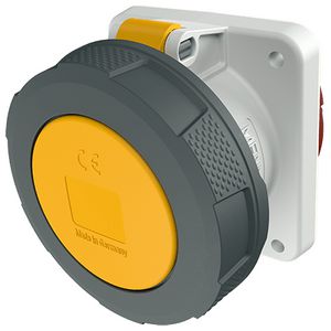 Inbouwwandcontactdoos 63A 3-polig  4H 110V IP67