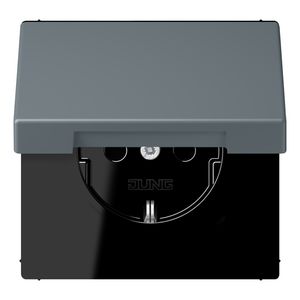 Wandcontactdoos R/A klapdeksel slagvast S+ LC4320H