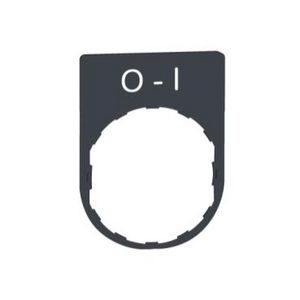 legend plate with o-i marking VVE=10