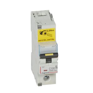 Installatieautomaat 1-polig C-karakteristiek 100A 10000A/16kA DX³ DIN