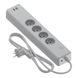 Contactdooscombinatie Smart WIFI tafel 4gat BE/FR+2 USB