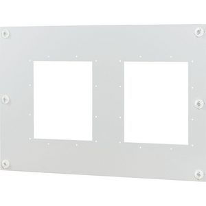 XE-XP Frontplaat 2xIZMX16 vast HxB=500x800mm