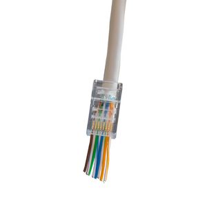 RJ45 connector unshielded doorvoer