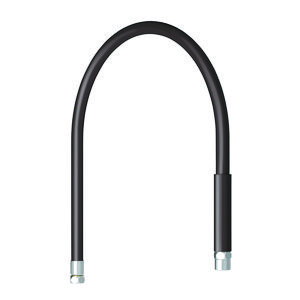 Slang geschikt voor voeding FF1/2" zwart L.1,20 m