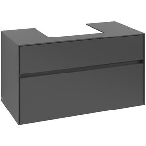 Wastafelonderkast Collaro 1000x548x500mm Graphite C01600VR