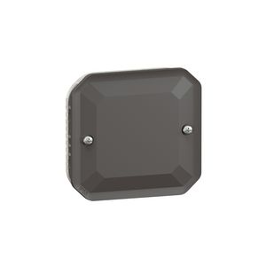 Blindplaat IP55 IK08 antraciet Plexo VVE=5