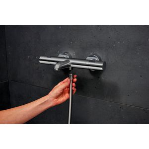 Badthermostaat chroom Ecostat Fine chroom hoh 150mm incl. s-koppelingen