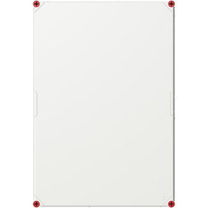 Installatiekast VMS 64 lege kast met grijs deksel