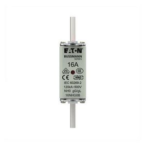 Zekering laagsp. 16A AC 500V NH0 gL/gG dubbele melde VVE=3