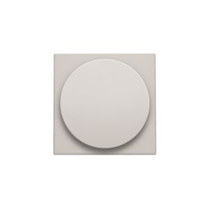 Afwerkingsset draaiknopdimmer/extensie incl.draaiknop l.grey