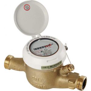 Waterteller Multistraal Warm DN32 10m3/u zonder imp/kopp.