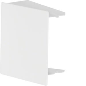 Eindplaat voor goot 60x60mm LFS verkeerswit
