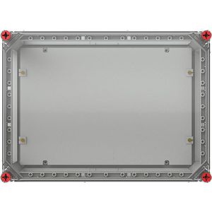 Installatiekast VMS 43 grondplaat transparant deksel