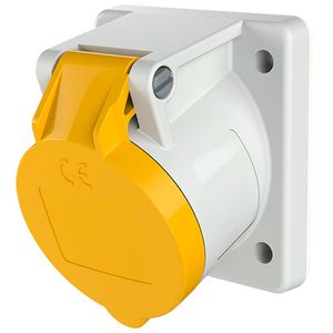 Inbouwwandcontactdoos 16A 3-polig  4H 110V IP44 858