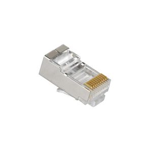 RJ45 connector rond/soepel FTP