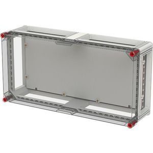 Installatiekast VMS 63 grondplaat transparant deksel