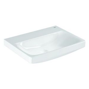 Euro Ceramic wastafel 60cm zonder kraagat / overloop