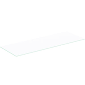 Afdekblad hout I.LIFE-B zonder uitsnijding 1404x505x18mm mat wit