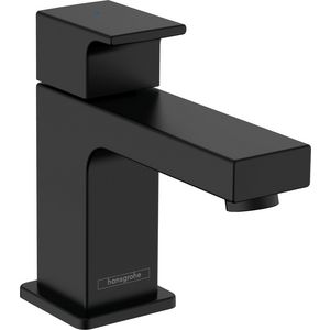 Vernis Shape fonteinkraan sprong 92mm mat zwart met aansluitslang 3/8"