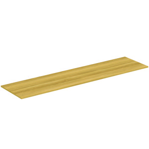 Afdekblad hout I.LIFE-B zonder uitsnijding 2004x505x18mm natural licht eik