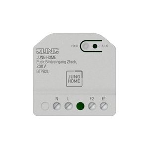 JUNG HOME Puck binaire ingang 2-voudig, 230 V
