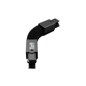 Flexibele connector voor 3-fase rails zwart