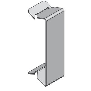 Dekselklem RVS omsluitend H=60 VVE=20