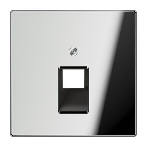 Afdekking gl,chroom voor UAE data 1-voudig LS