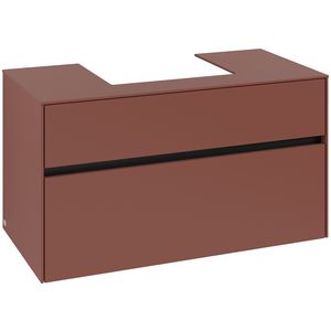 Wastafelonderkast Collaro 1000x548x500mm Wine Red C01600AH