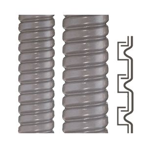 Doos a 10m. Beschermslang metaal  PVC mntl 10x14mm IP68  Ø14mm grijs