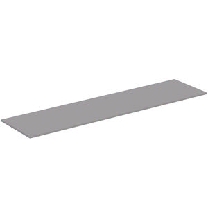 Afdekblad hout I.LIFE-B zonder uitsnijding 2004x505x18mm mat grijs