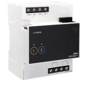 DALI-2-broadcastmodule 2 kanalen