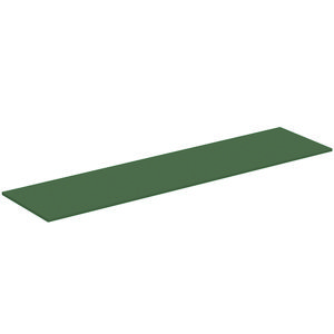 Afdekblad hout I.LIFE-B zonder uitsnijding 2004x505x18mm mat quartz grijs