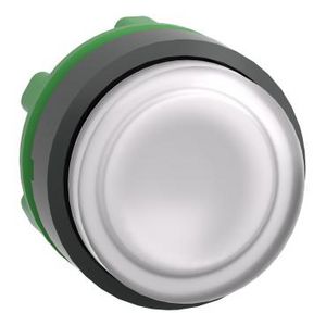 Kop drukknop Verlicht Verhoogd LED Ø22mm Wit Harmony XB5
