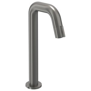 Fonteinkraan PACT contour staand L-size sprong 116mm highriser geborsteld metal black PVD