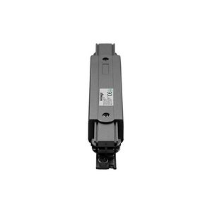 I-shape connector voor 3-fase rails zwart