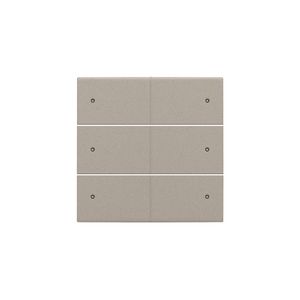 Afwerkingsset voor 6-voudige potentiaalvrije drukknop 24V met leds
