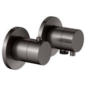Thermostaatkraan Set UP 2 weg slangaansluiting titaanzwart