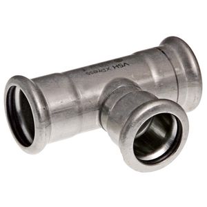 PROMO T-koppeling Xpress RVS 304 (1.4301) 22x22x22mm R2414 (123460557)