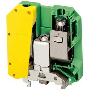 Aardingsklemmenblok 50mm² 150A Enkel Schroef Groen VVE=10